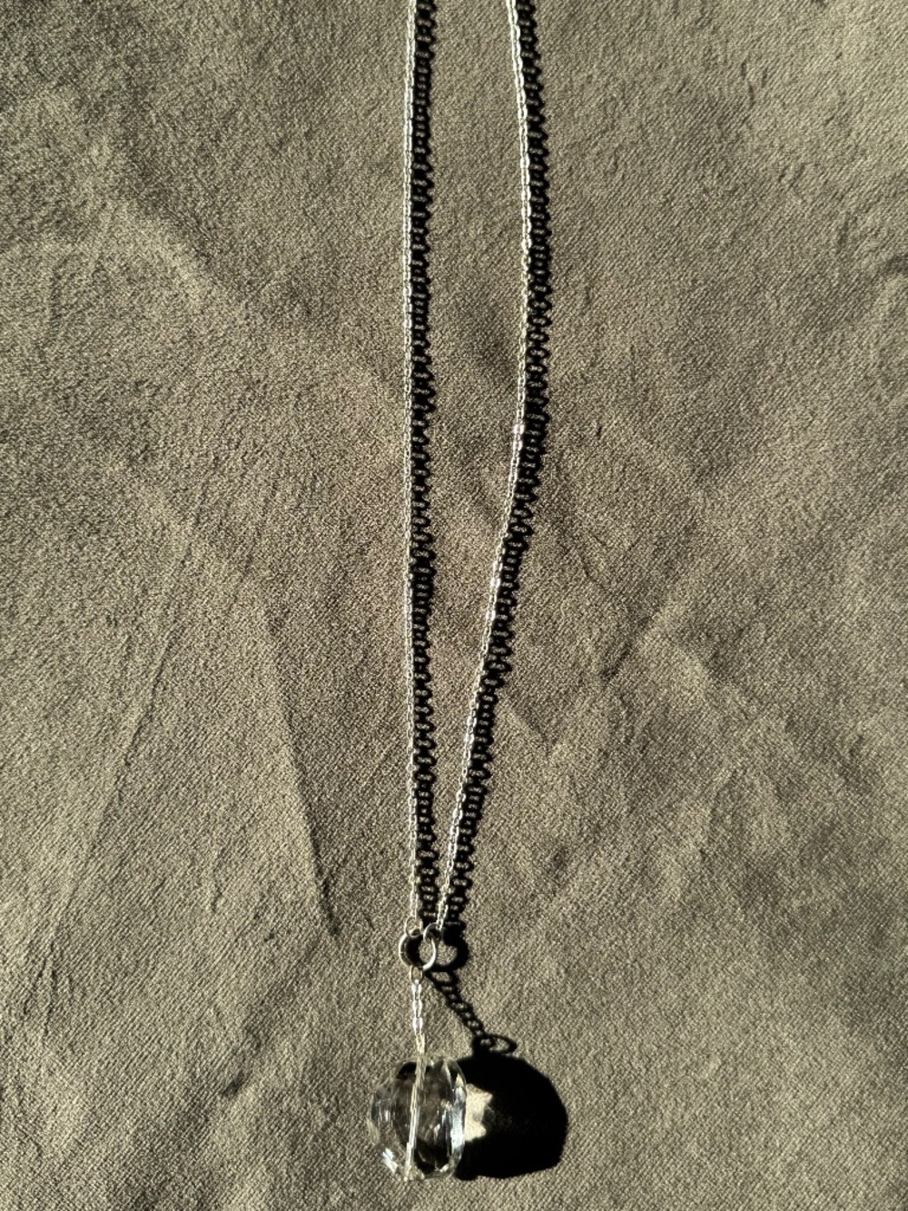 Clear Crystal Stone Necklace